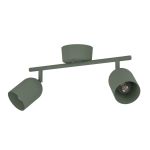 Eglo Soffitto Faretti Tilston Acciaio Verde | Adatto per 2x E14