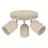 Eglo Soffitto Faretti Tilston Acciaio Sabbioso | Adatto per 3x E14
