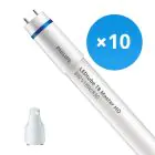 Confezione Multipack 10x Philips Tubo LED T8 MASTER (EM/Mains) High Output 8W 1000lm - 830 Luce Calda | 60cm - Sostitutiva 18W